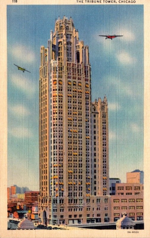 illinois Chicago The Tribune Tower Curteich