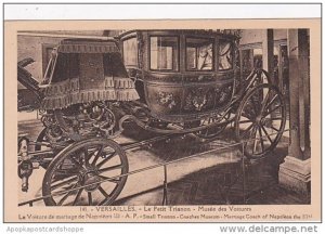 France Versailles Le Petit Trianon Musee des Voitures La Voiture de mariage d...