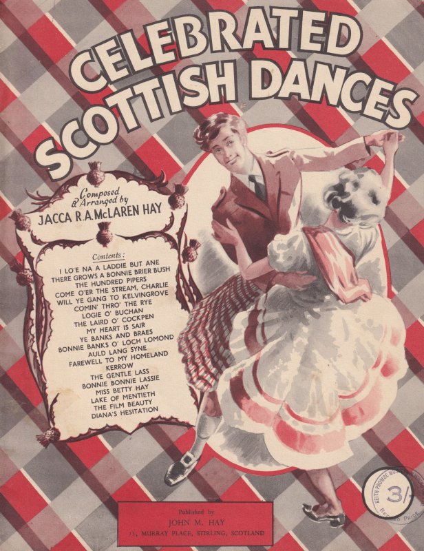 Celebrated Scottish Dances Scotland Sheet Music Album Book