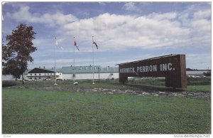 Sign : Normick Perron Inc., La Sarre, Quebec, Canada, PU-1988