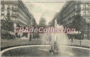Postcard The Old Paris Soufflot Street and Pantheon