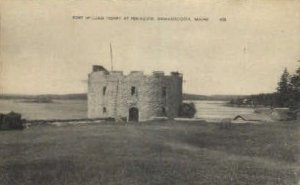 Fort William Henry in Damariscotta, Maine