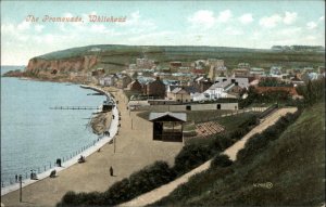 Whitehead Ireland Promenade Bird's Eye View c1910 Vintage Postcard