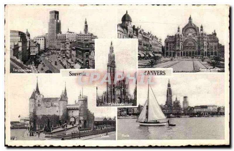 Old Postcard Remembrance D & # 39Anvers