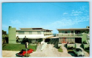 DAYTONA BEACH, Florida FL ~ Roadside BEACHLAND MOTEL c1950s Postcard