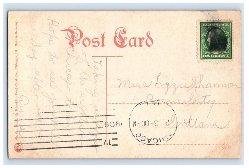 Vintage Jackson Park Chicago Lake Michagan Postcards P166E