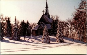 Vtg Spicer Minnesota Green Lake Lutheran Bible Camp Chapel Postcard