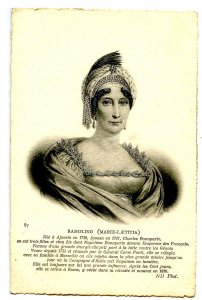 Ramolino (Marie-Laetitia), Mother of Napoleon I