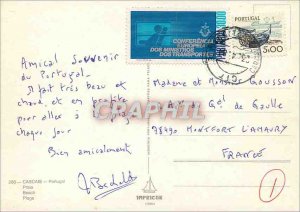 Modern Postcard Portugal Cascais Beach