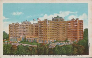 Postcard The Shoreham Hotel Washington DC