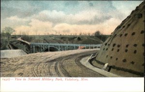 VICKSBURG MS View in National Military Park c1905 Postcard