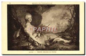 Old Postcard Shooting has the & # 39arc Nattier Madam Adelaide France Musee d...