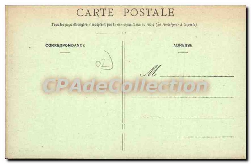 Postcard Old Saint Quentin Town Square Hotel