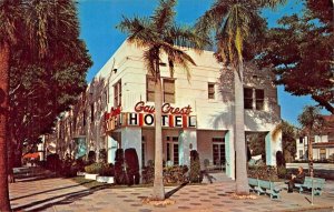 ST PETERSBURG FLORIDA~GAY CREST HOTEL~SECOND AVENUE & 2nd STREET POSTCARD