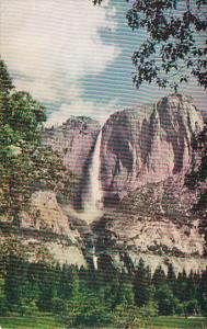 Cailfornia Yosemite Falls Upper And Lower