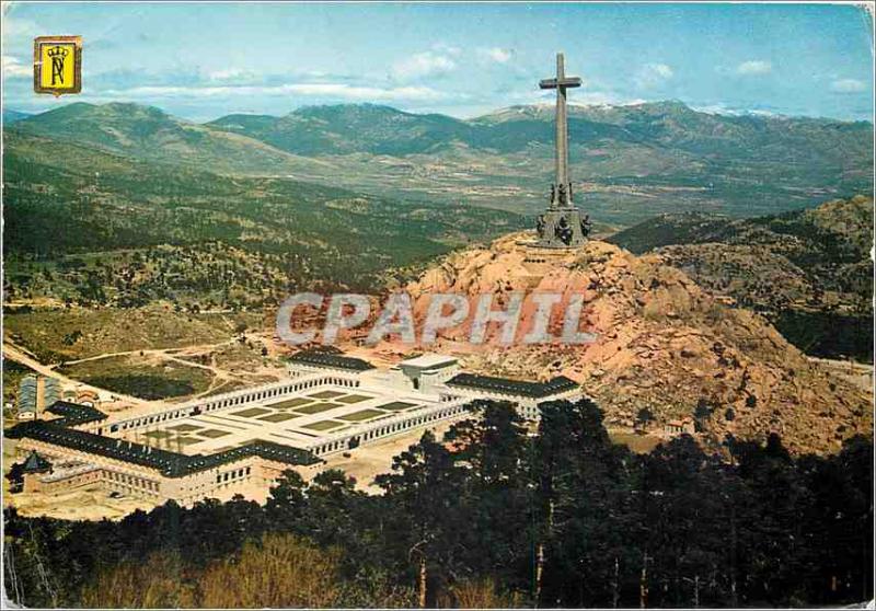 Modern Postcard Santa Cruz del Valle de los caidos the cross from posterior