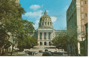 STATE CAPITOL From State Street HARRISBURG, PENNA.