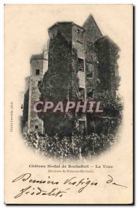 Old Postcard Chateau La Tour de Rochefort Feodal Nights surroundings on Ravieres