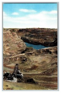 Postcard MN Open Pit Iron Ore Mine Minnesota Vintage Standard View Card 