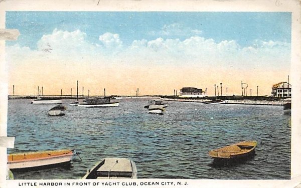 Little Harbor in Front of Yacht Club Ocean City, New Jersey  