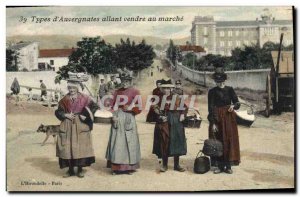 Old Postcard Folklore Types of Auvergne from the sale merche