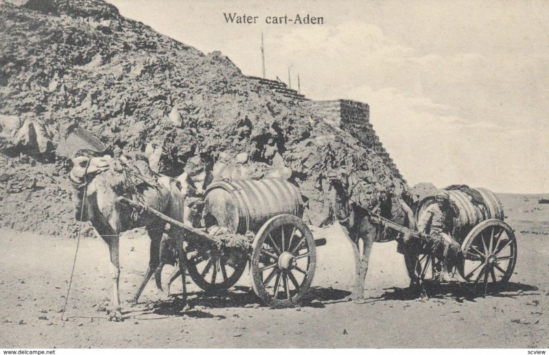 Aden , Yemen , 00-10s ; Water Cart