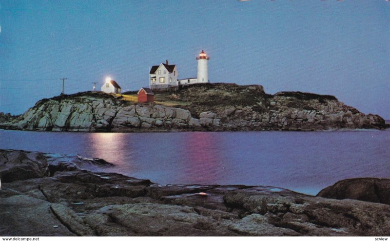 YORK, Maine, 1950-1960's; Nubble Lighthouse