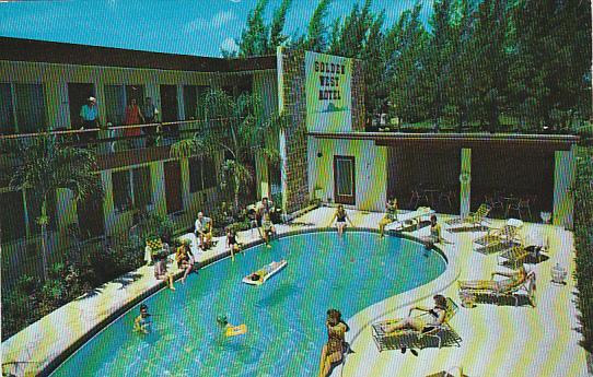 Golden West Hotel Pool Lauderdale Florida 1959