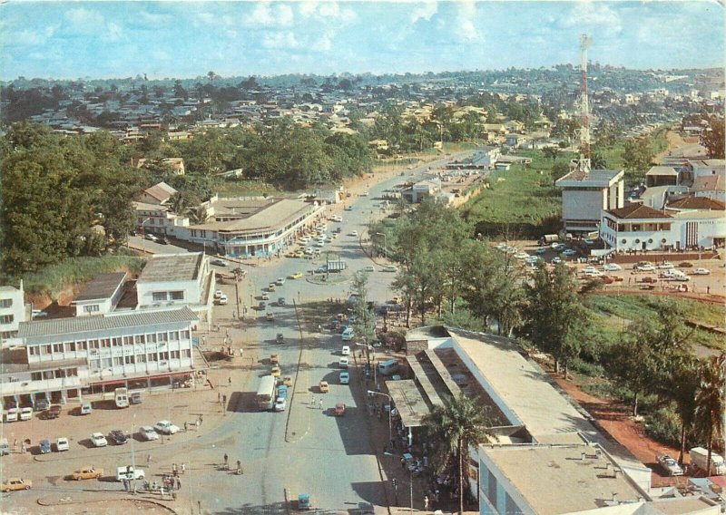 Cameroun Place Amadou Ahidjo Yaounde postcard