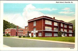 Postcard SCHOOL SCENE Pineville Kentucky KY AO7260