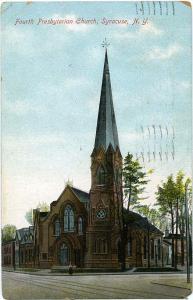 The Fourth Presbyterian Church - Syracuse NY, New York - pm 1911