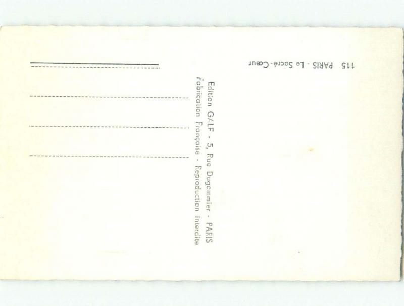 old rppc NICE VIEW Paris France i2805