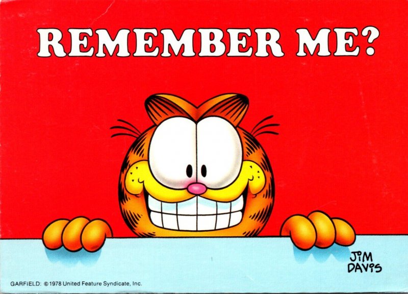 Comics Garfield Remember Me Robert and Brad Kline Dentists Check-Up Reminder ...