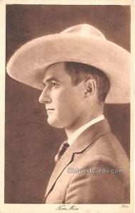 Tom Mix Movie Star Actor Actress Film Star Unused 