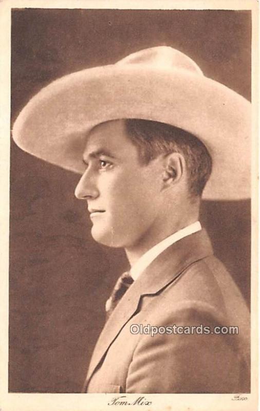 Tom Mix Movie Star Actor Actress Film Star Unused 