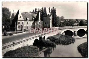 Old Postcard The La Fleche (Sarthe) Le Chateau and the Pont des Carmelites