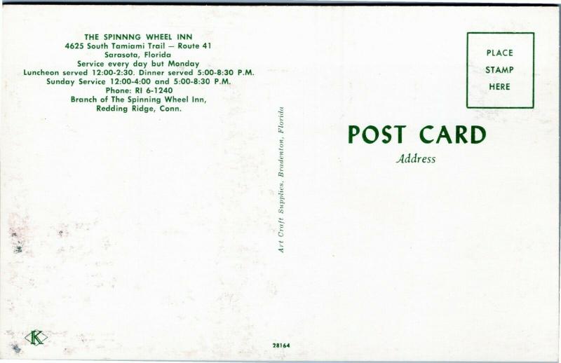 Sarasota Florida The Spinning Wheel Inn