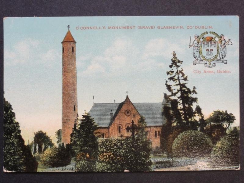 Ireland DUBLIN O'Connell's Monument (Grave) Glasnevin - Old PC by Chas L Reis Co