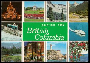 Greetings from British Columbia