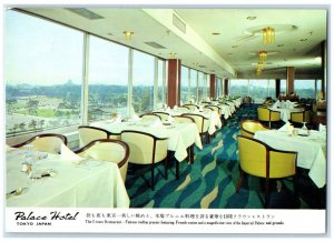 1966 Crown Restaurant Dining Room Palace Hotel Tokyo Japan Postcard