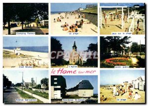 Modern Postcard The Home Sur Mer Camping Pasteur Beach Games Club Mickey L & ...
