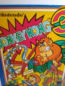 Nintendo Donkey Kong 3 Arcade FLYER Original 1983 Video Game Art Print Retro 