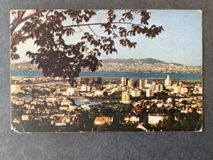 View Of Two Cities Oakland San Francisco CA Chrome Postcard H1147082657