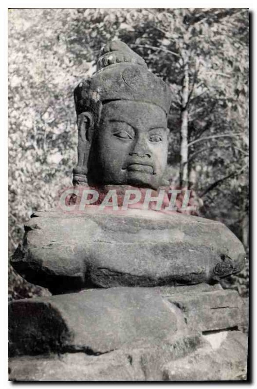 Postcard Ancient Angkor Thom A beauty of the floor of beauties