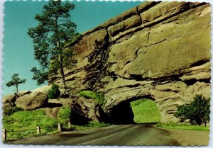 Postcard - Tunnel, Park of The Red Rocks in Denver Mountain Parks - Colorado