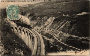 CPA Morez- Le train sur le Viaduc des Grottes FRANCE (1043609)