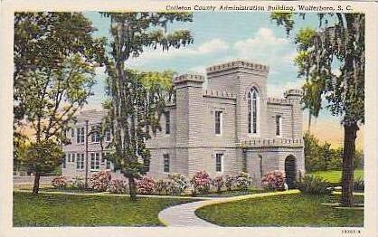 South Carolina Walterboro Colleton County Administration Building ...