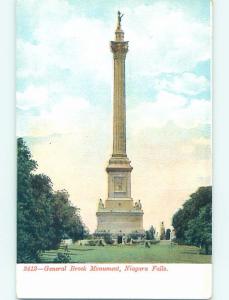 Pre-1907 GENERAL BROCK MONUMENT Queenston Heights - Niagara Falls ON A2199