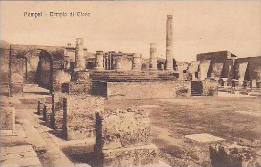 Italy Campania Pompei Tempio di Giove