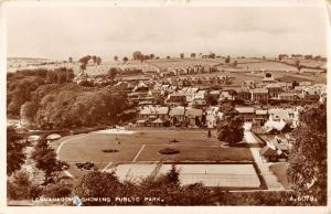 Leshahagow Lanarkshire Scotland birds eye view air view real photo pc Y13928